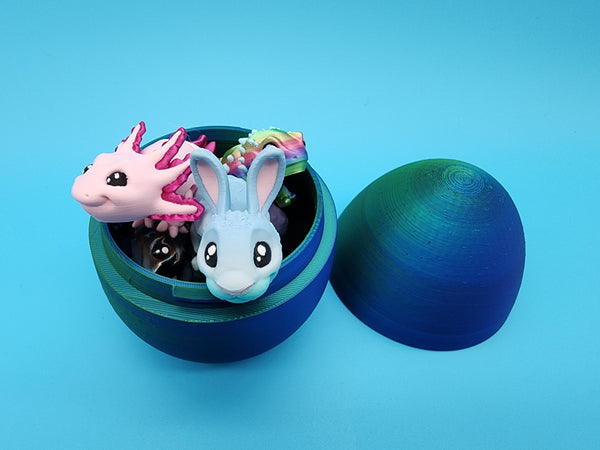 Mini Axolotl - Grab Bag - Egg Option - 3d printed articulated mini