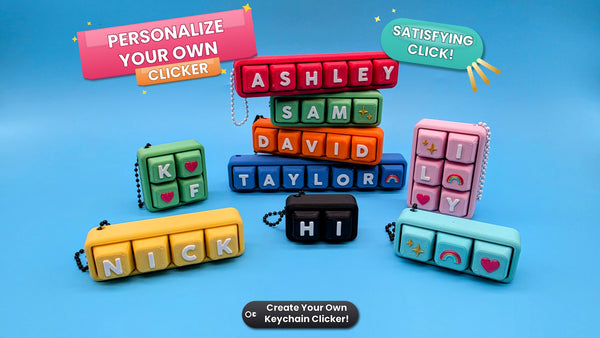 Personalized Clicker Keychain