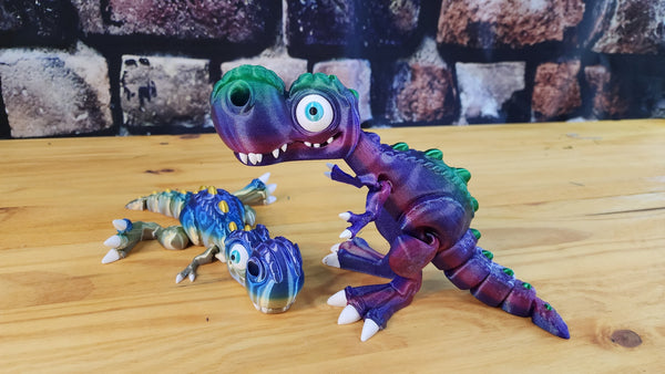 Articulated T-Rex - 3D Printed Fidget