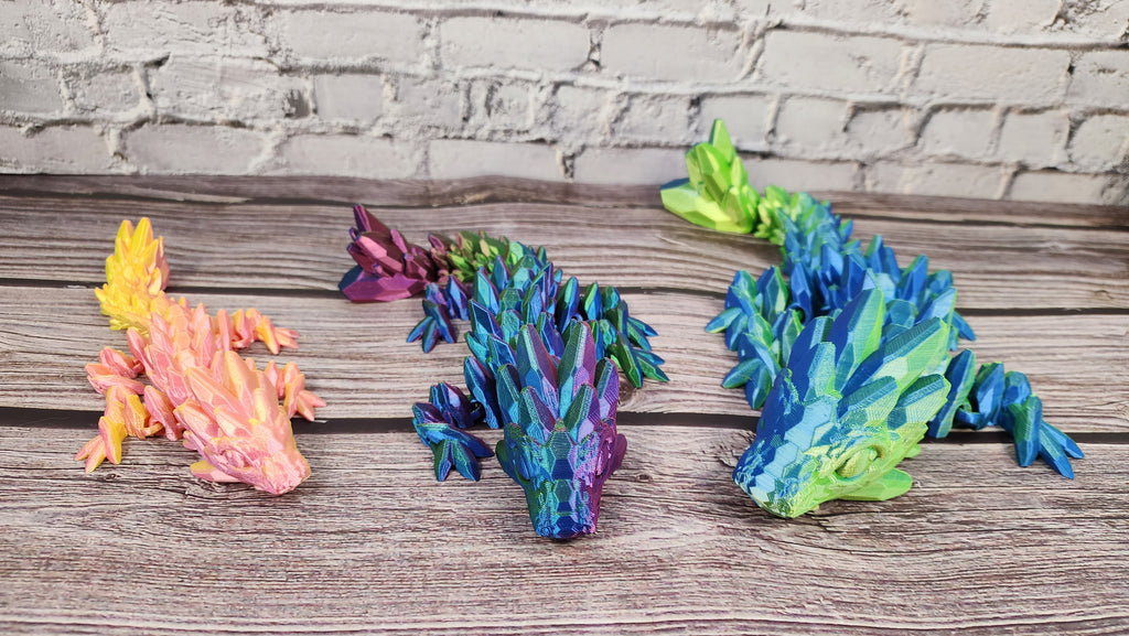 Gem Dragon - Articulated 3D Print