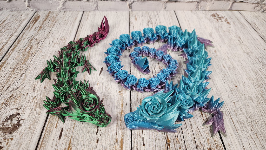 Rose Dragon - 3D Printed Fidget