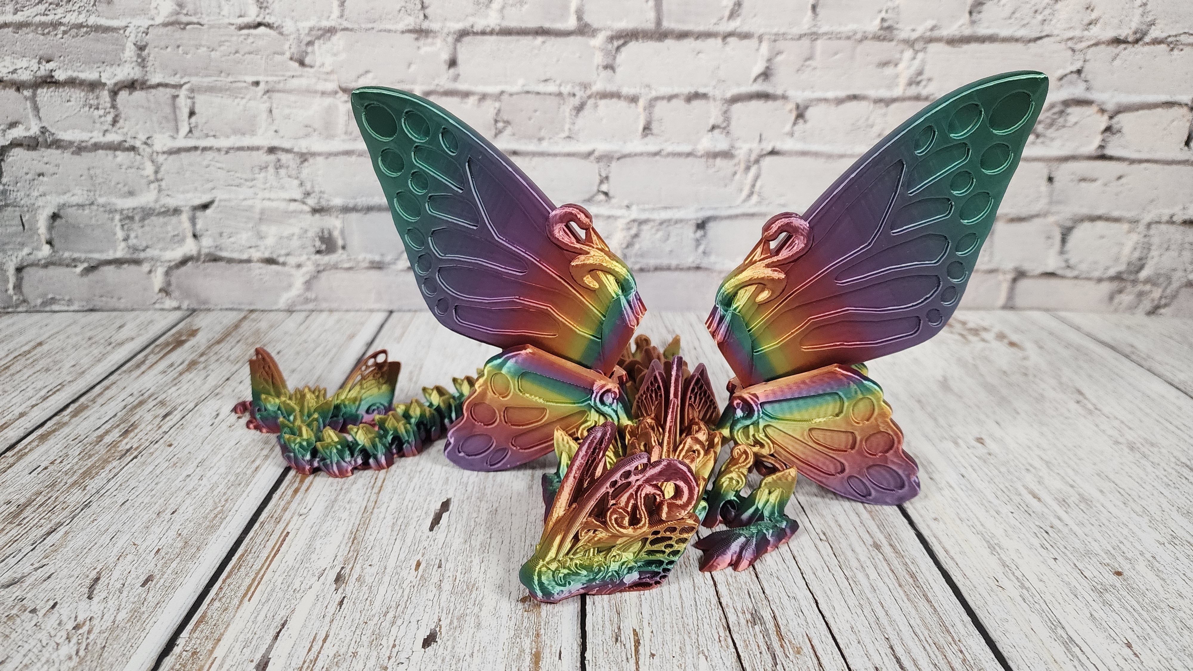 Butterfly Dragon - 3D Printed Fidget