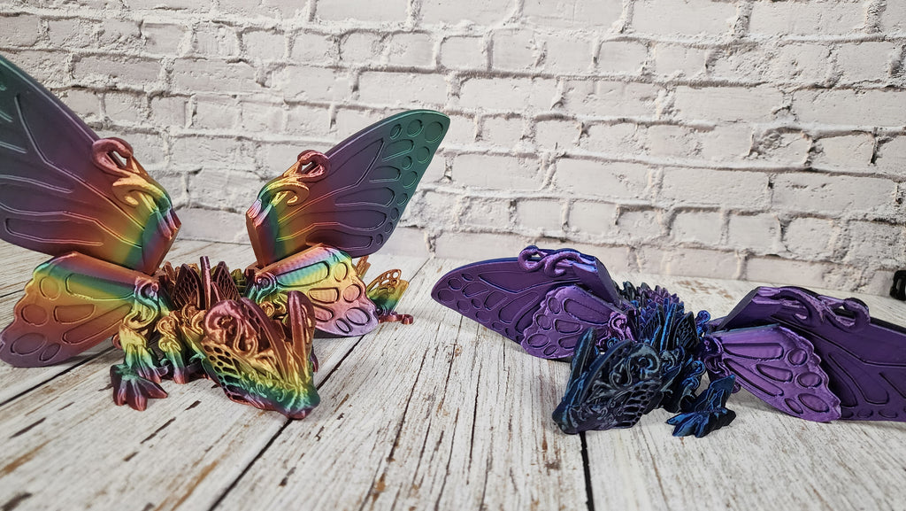 Butterfly Dragon - 3D Printed Fidget