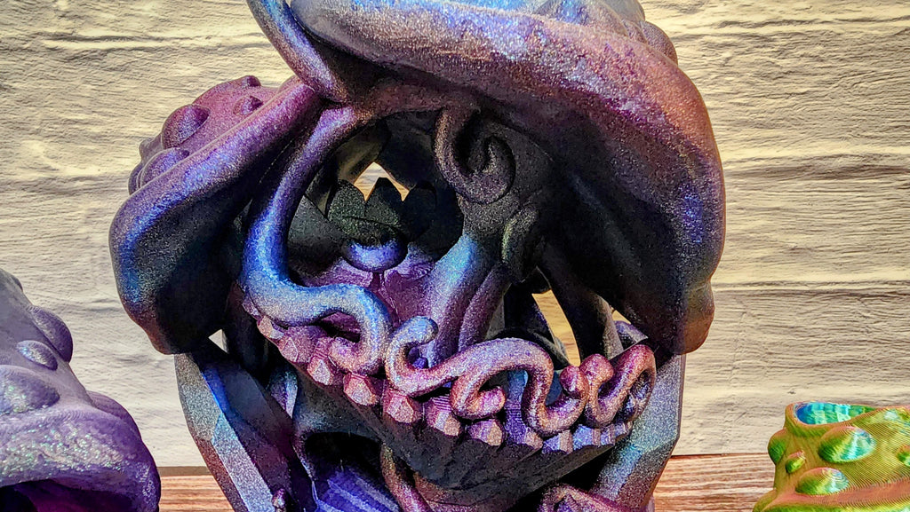 Crystal Mushroom Dice Tower - 3D Printed