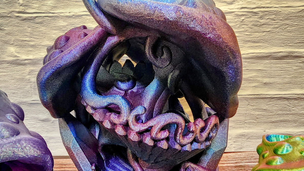 Crystal Mushroom Dice Tower - 3D Printed