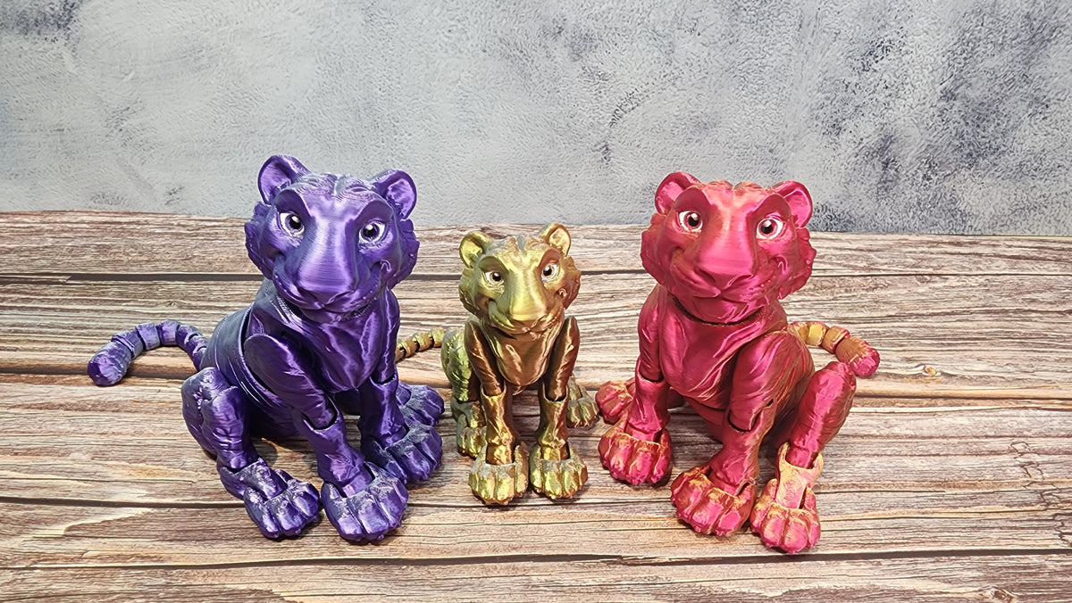 Bengal Tiger - 3D Printed Fidget