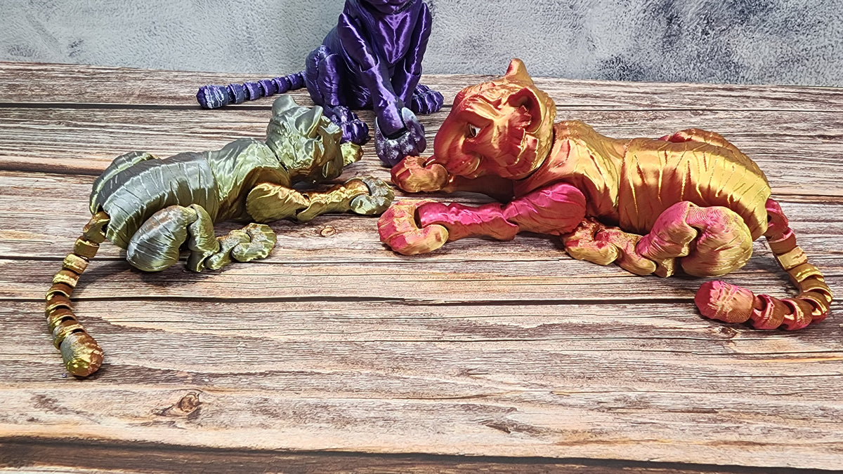 Bengal Tiger - 3D Printed Fidget