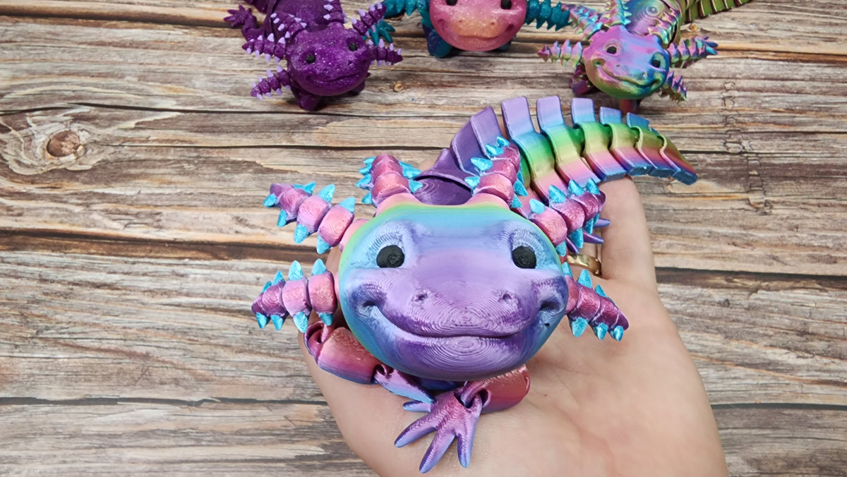 Axolotl v2 - 3D Printed Fidget
