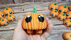 Crochet Pumpkins - Moving Feet - 3D Printed Fidget
