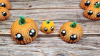 Crochet Pumpkins - Moving Feet - 3D Printed Fidget