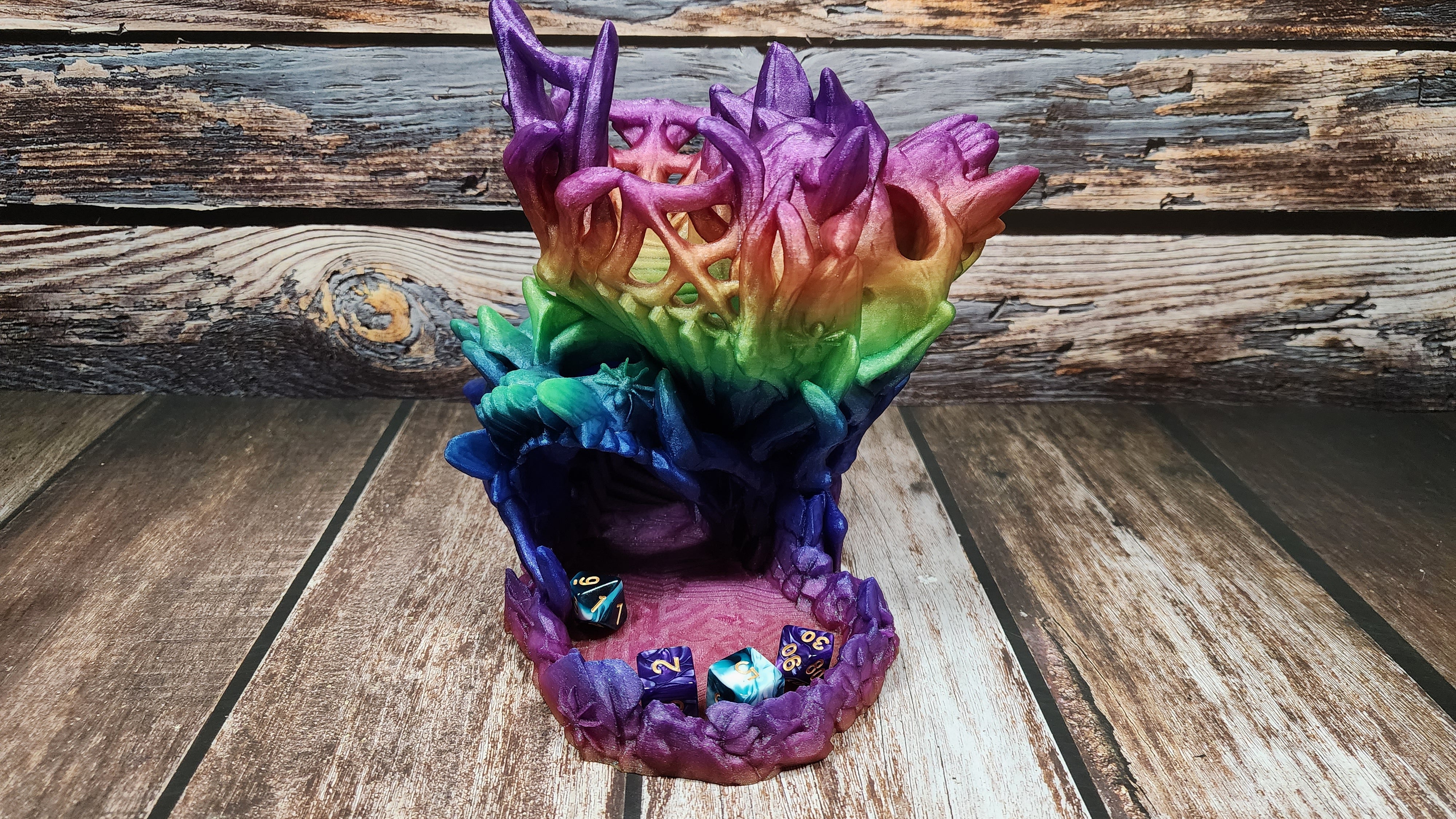 Nightmare Dice Tower - 3D Printed