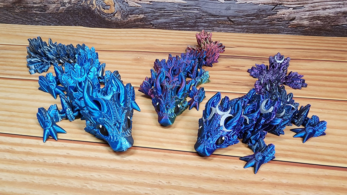 Baby Lunar Dragon - 3D Printed Fidget