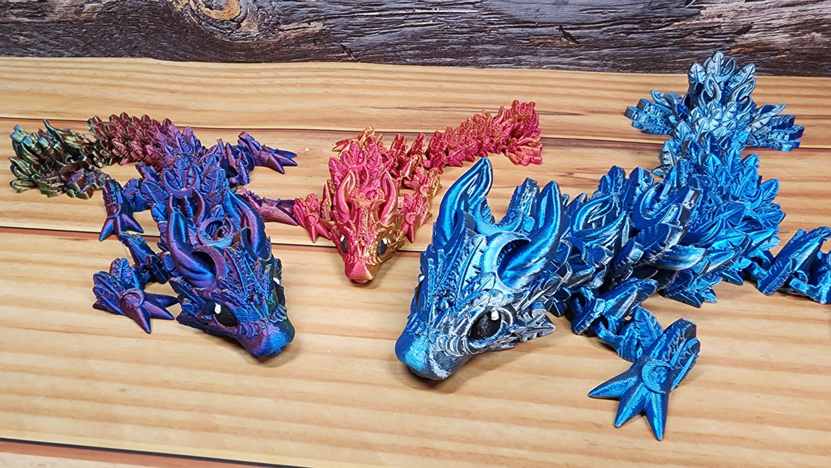 Baby Lunar Dragon - 3D Printed Fidget