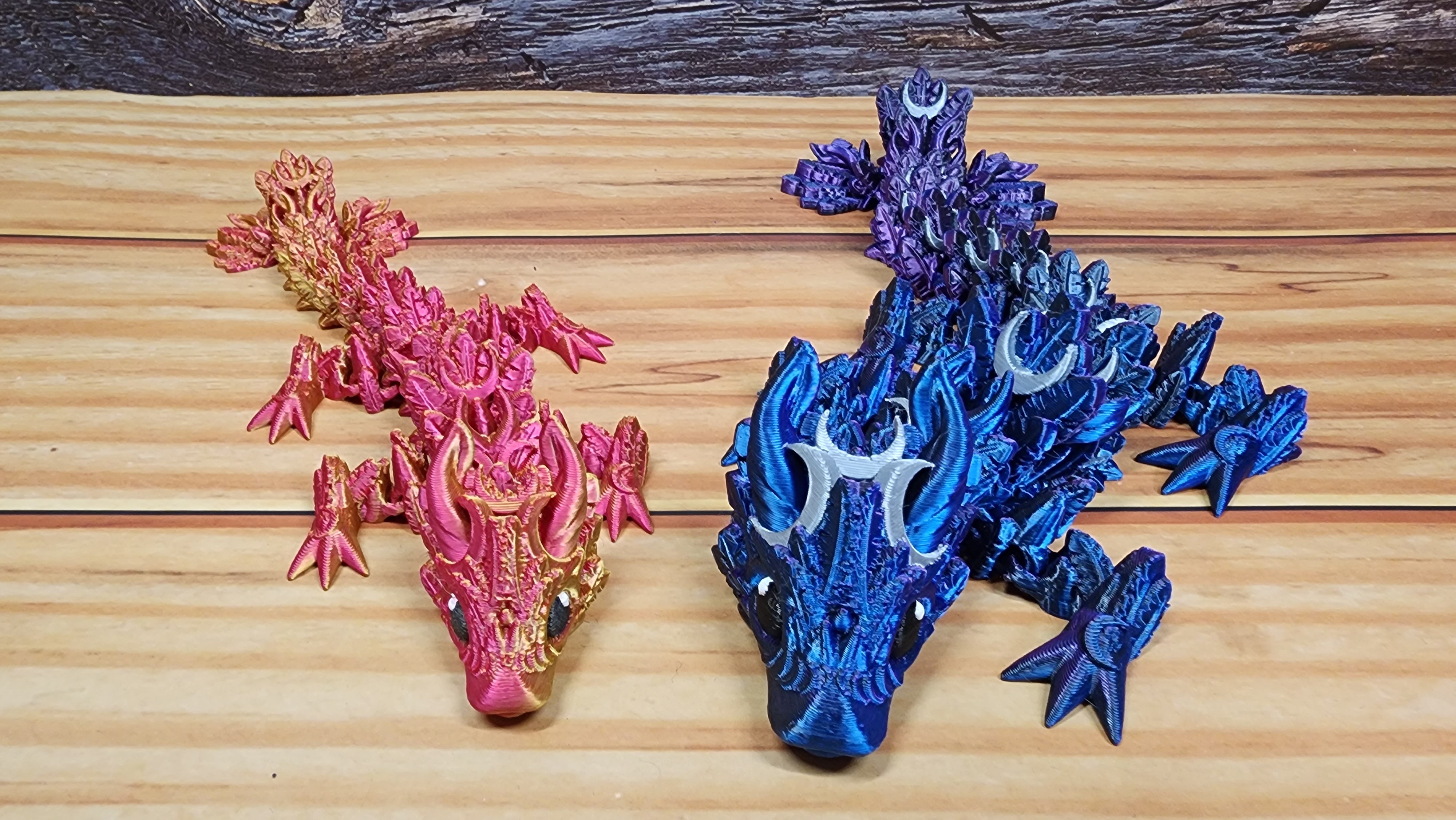 Baby Lunar Dragon - 3D Printed Fidget