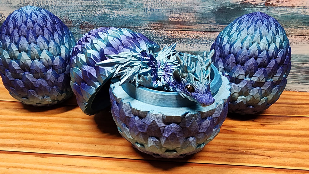 Winter Special Dragon Egg and Articulated Dragon