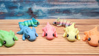 GlowMagic Baby Axolotl - Premium Cute Articulated Axolotl -  3D Printed Fidget
