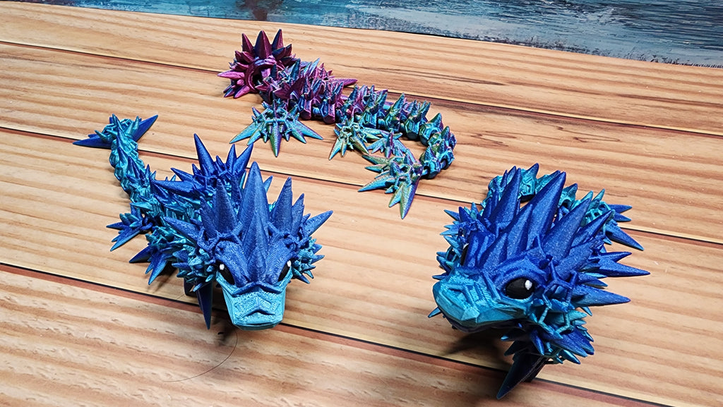 Baby Void Sea Dragon - 3D printed articulated fidget