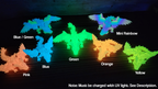 GlowMagic Crystal Wing Baby Dragon - 3D Printed Fidget