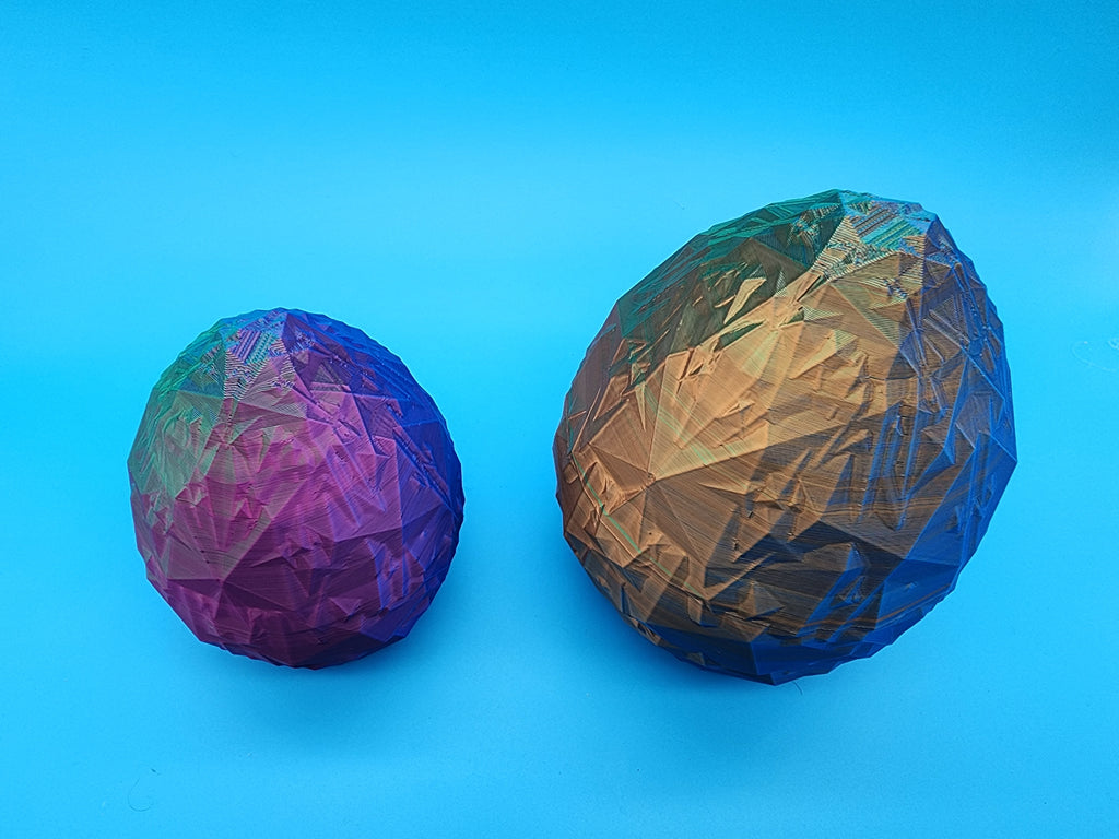 Crystal Dragon and Egg Combo - Articulated 3D Print