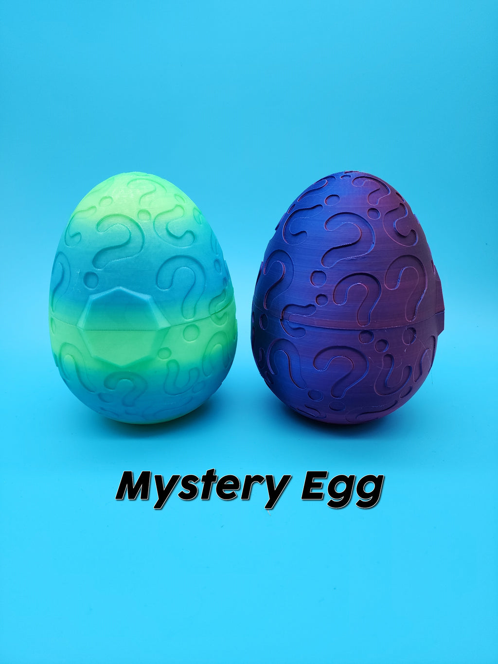 3d printed eggs - 7 styles and various sizes