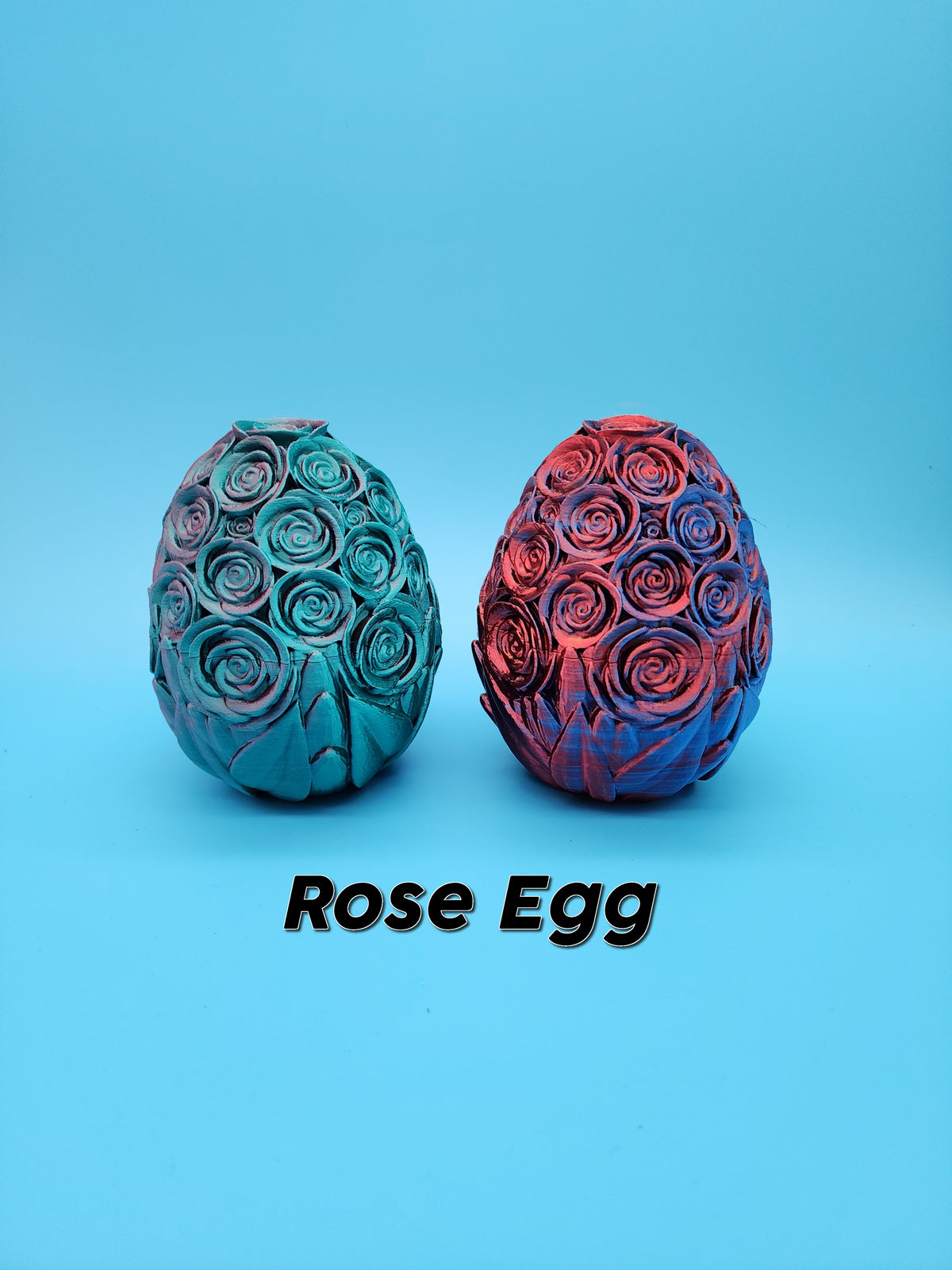 3d printed eggs - 7 styles and various sizes