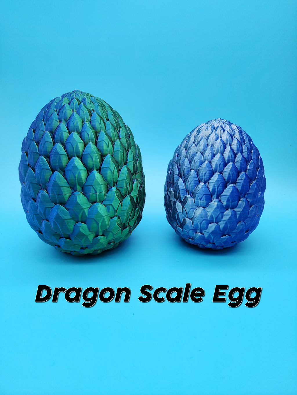 3d printed eggs - 7 styles and various sizes