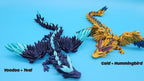 Premium Crystal Wing Dragon - 3d printed Dragon w/ beautiful details