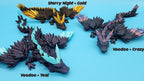 Premium Crystal Wing Dragon - 3d printed Dragon w/ beautiful details