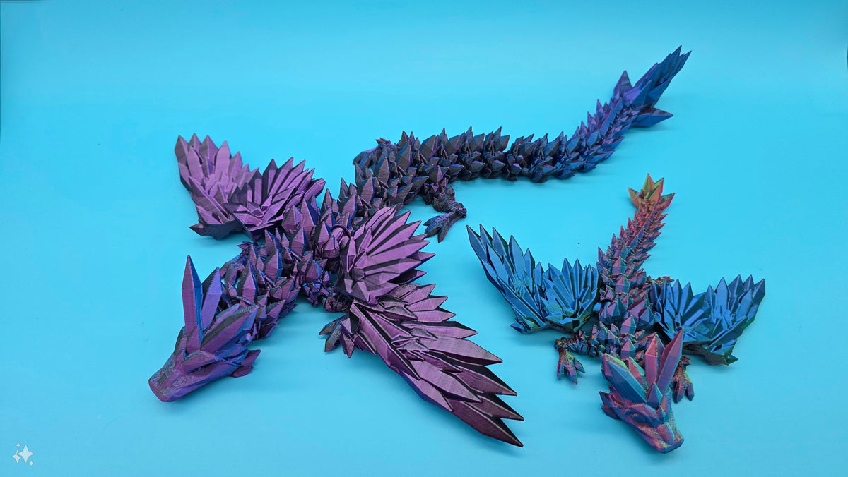 Crystal Wing Dragon - Articulated 3d Print
