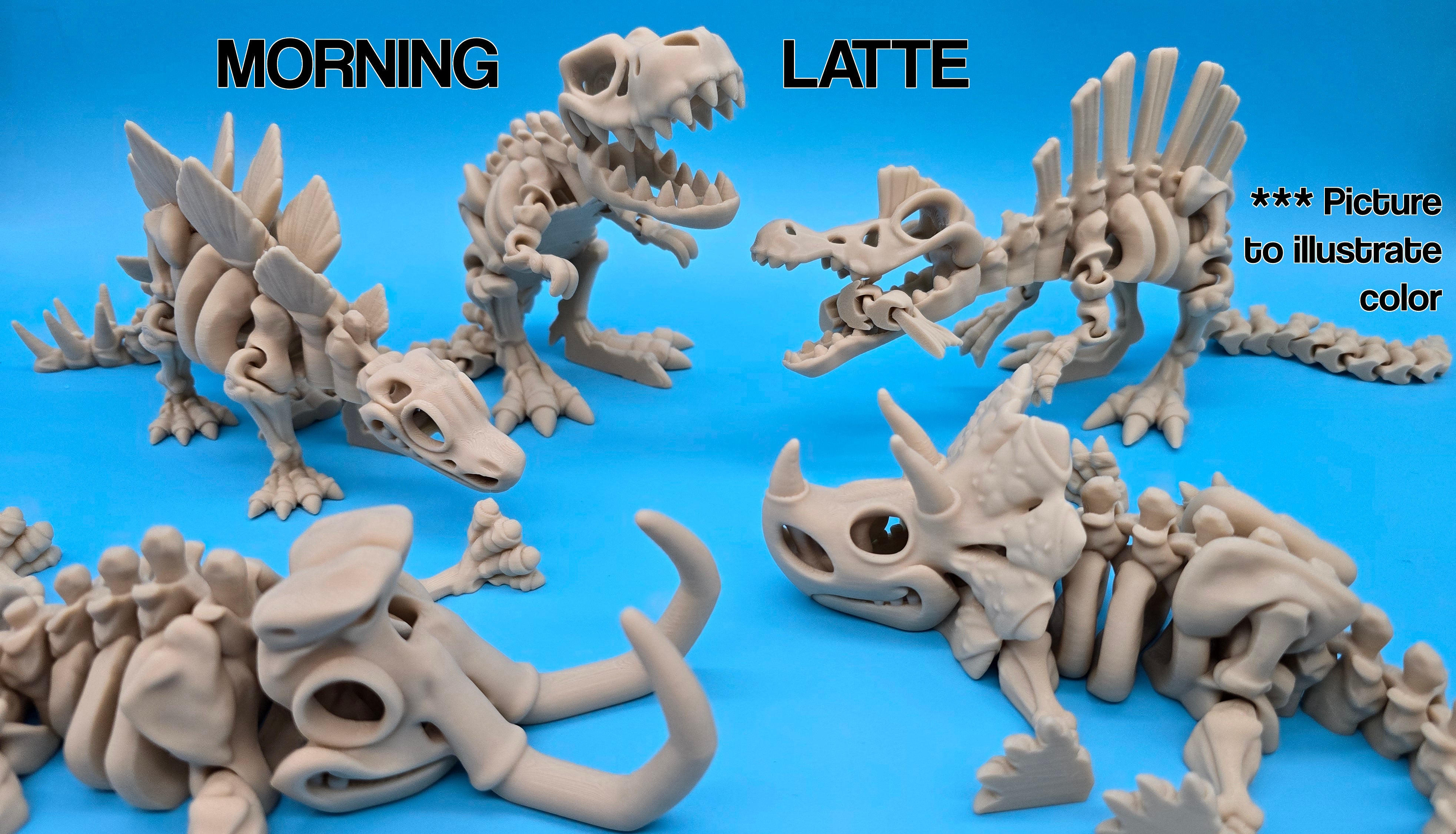 Skeleton T-Rex - 3D Printed Fidget