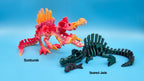 Skeleton Spinosaurus - 3D Printed Fidget