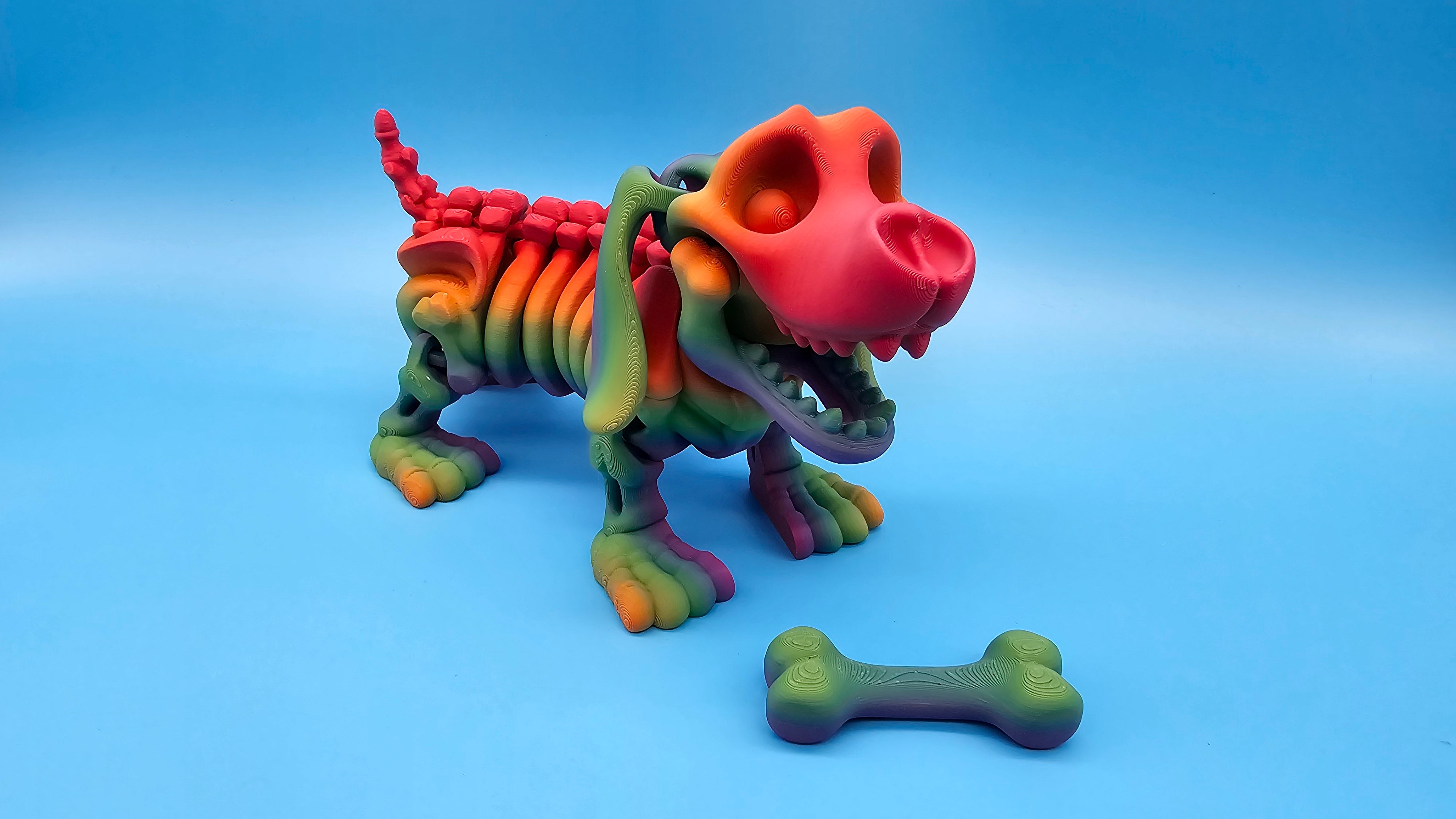 Skeleton Dachshund - Articulated 3D Print