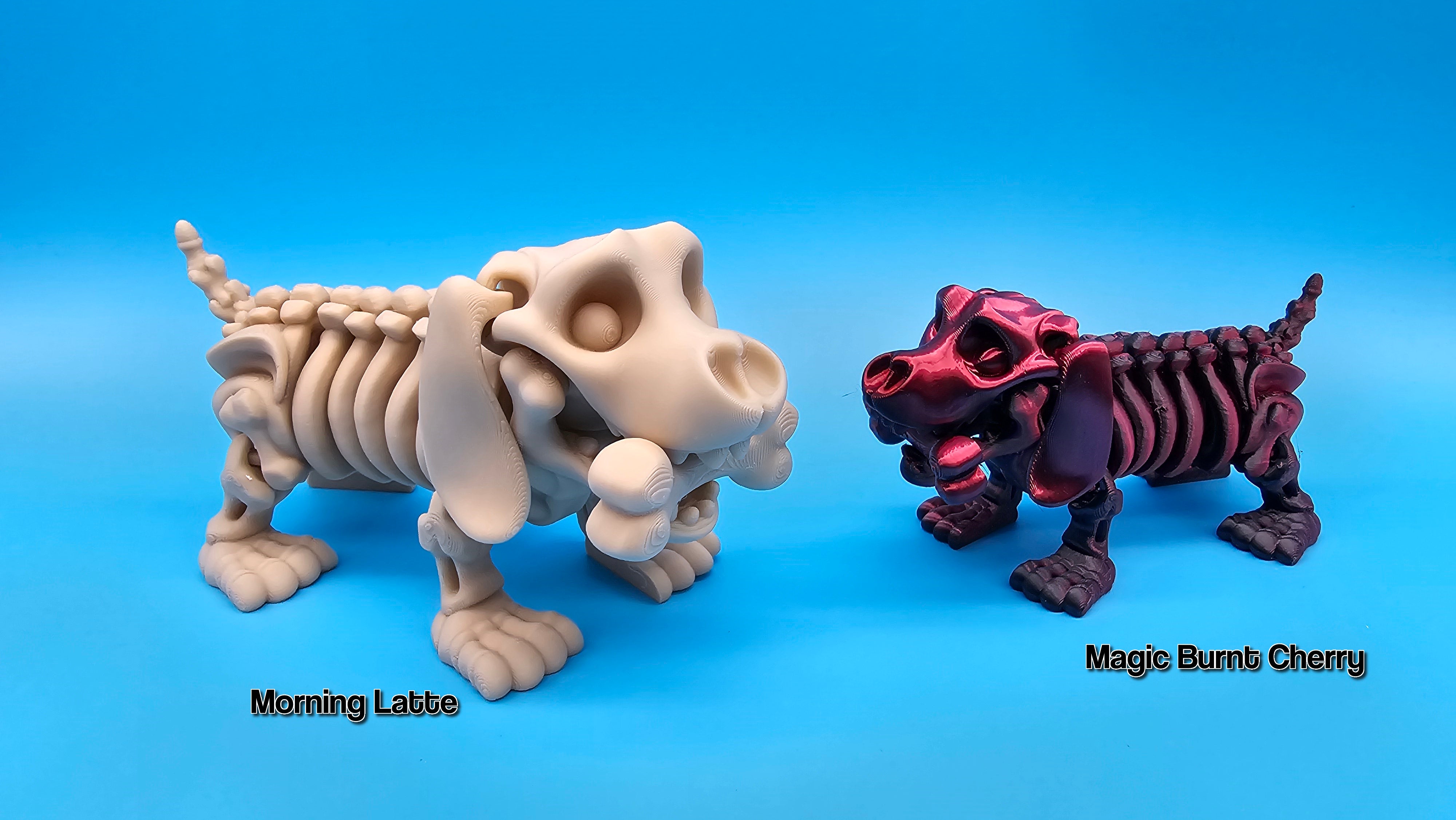 Skeleton Dachshund - Articulated 3D Print