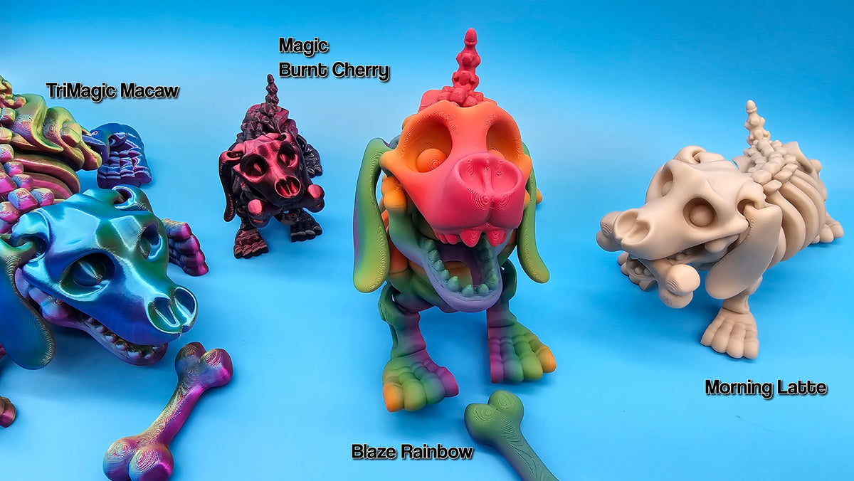 Skeleton Dachshund - Articulated 3D Print