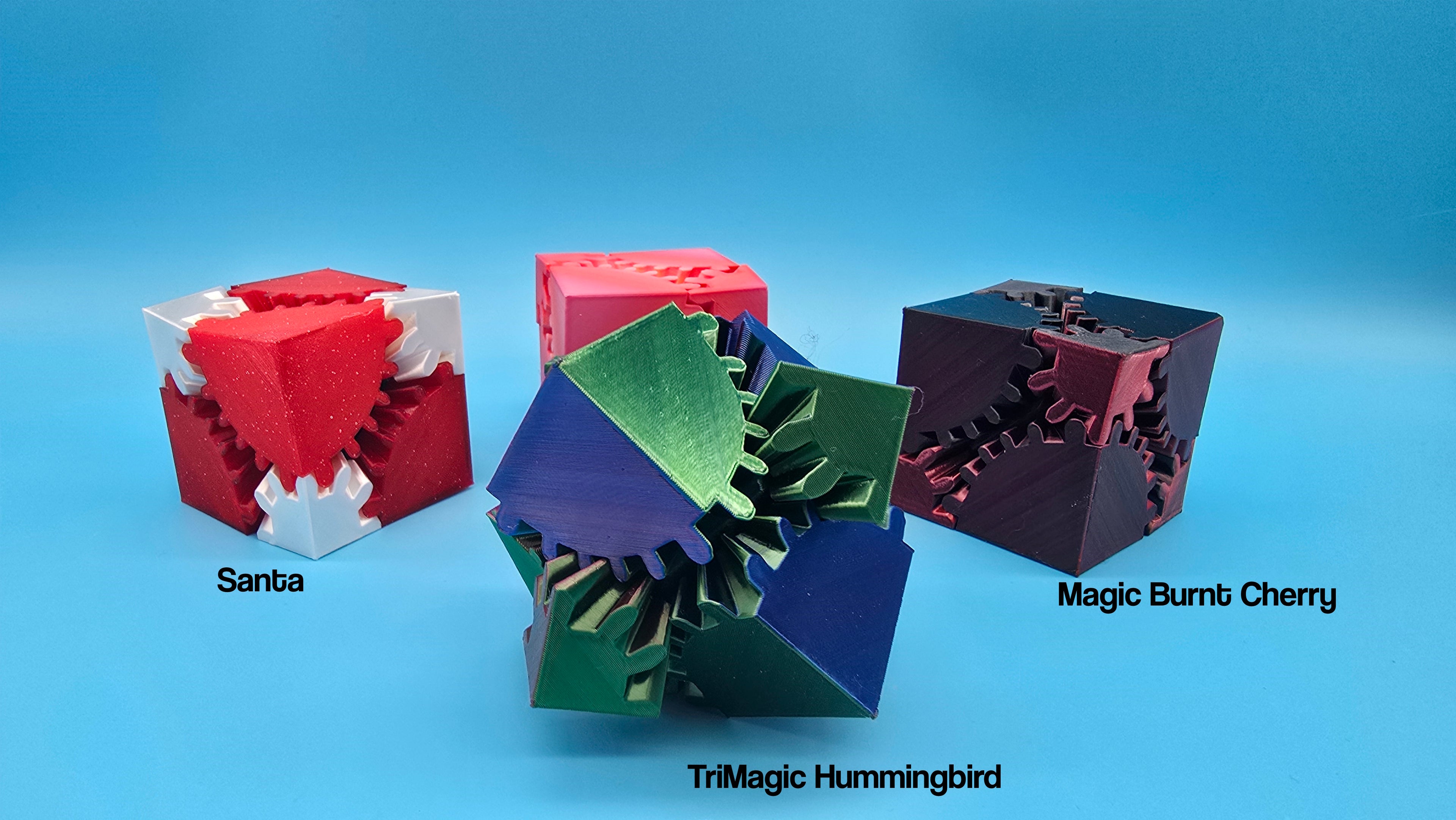 Gear Cube - 3D printed fidget