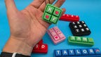 Personalized Grid Clicker Keychain