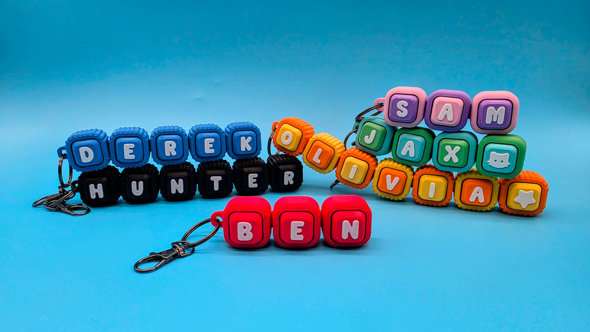 Personalized Flexible Clicker Keychain