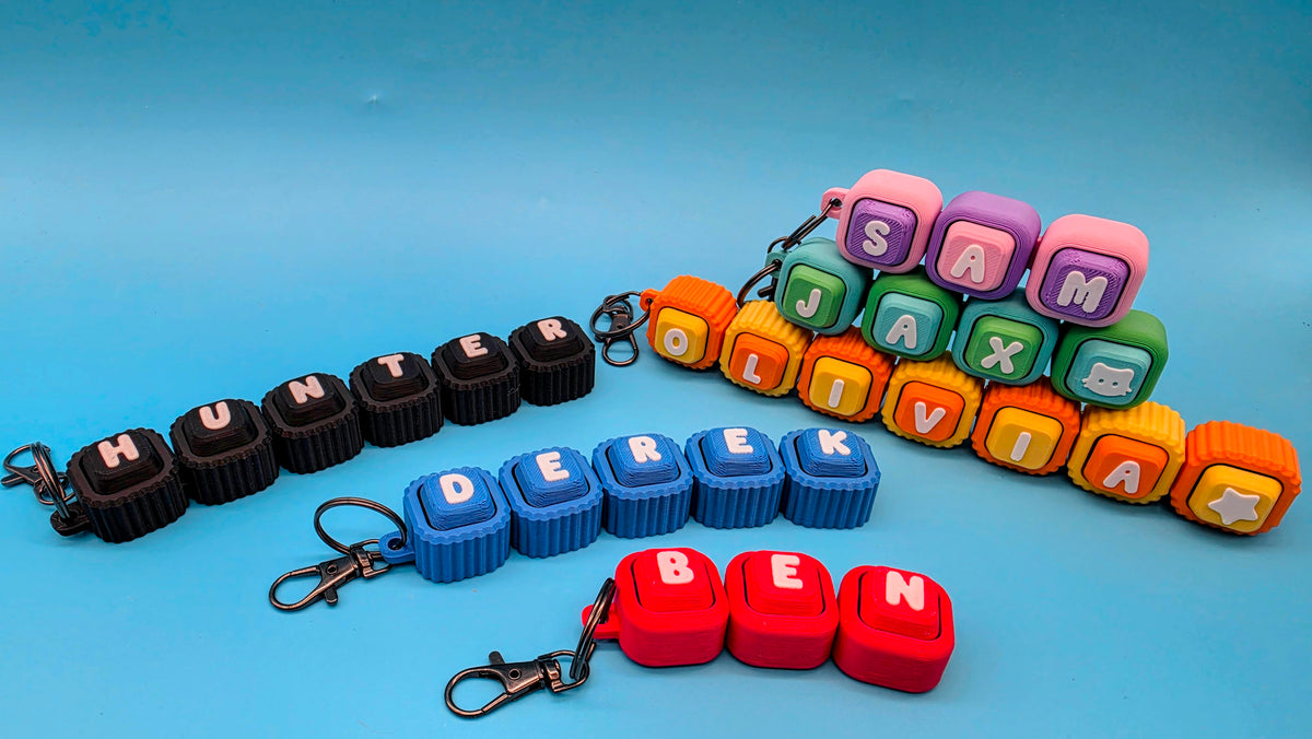 Personalized Flexible Clicker Keychain