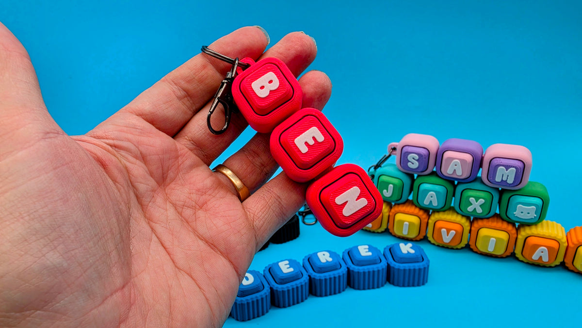 Personalized Flexible Clicker Keychain