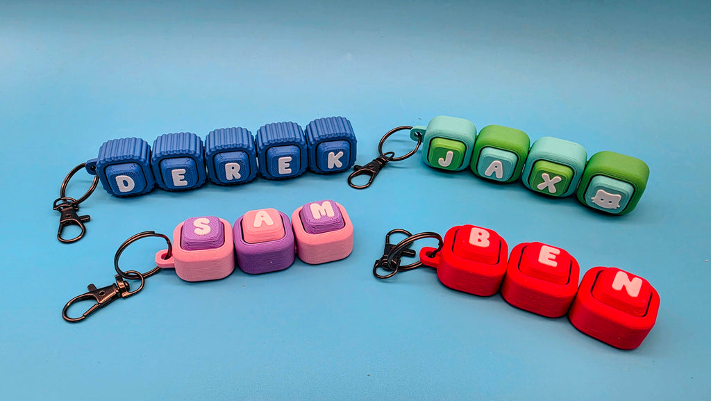 Personalized Flexible Clicker Keychain