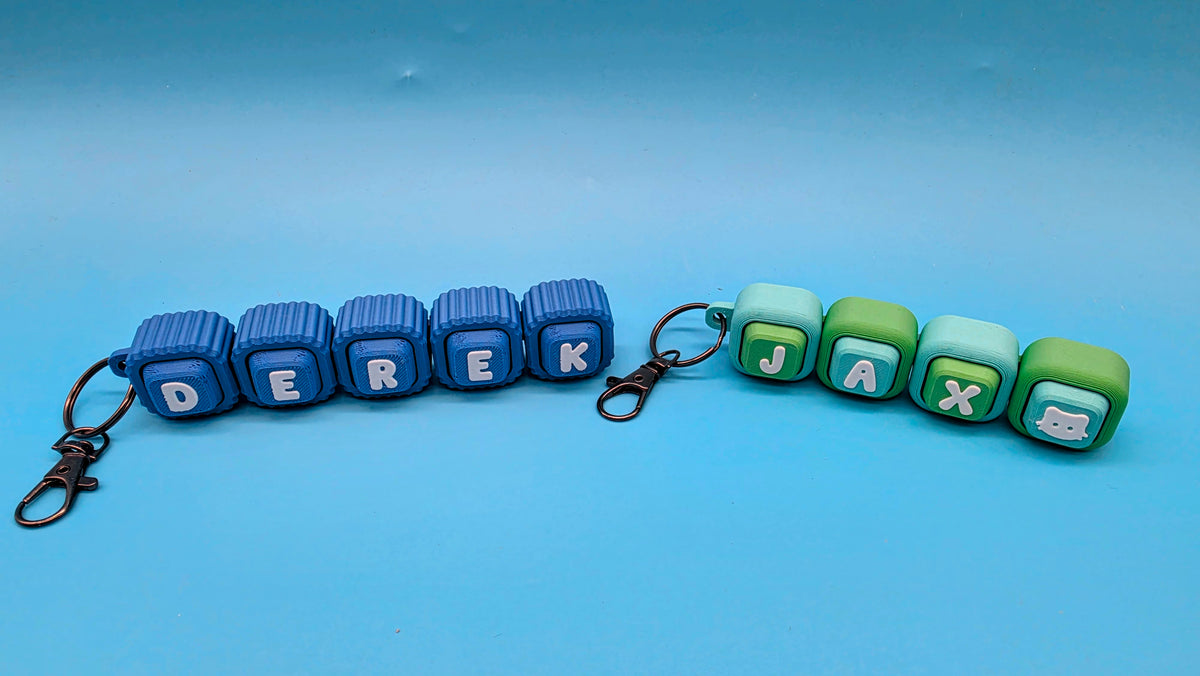 Personalized Flexible Clicker Keychain