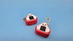 Sushi Friends Clicker Keychain | Satisfying Click | Sensory Fidget Toy | Onigiri Tempura Sushi Roll