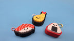 Sushi Friends Clicker Keychain | Satisfying Click | Sensory Fidget Toy | Onigiri Tempura Sushi Roll