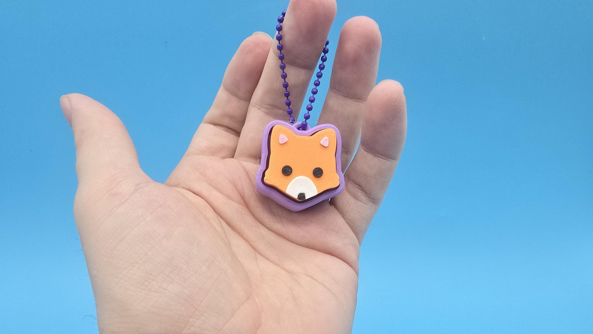 Woodland Clicker Keychain | Satisfying Click | Sensory Fidget Toy | Forest Animal Fidget