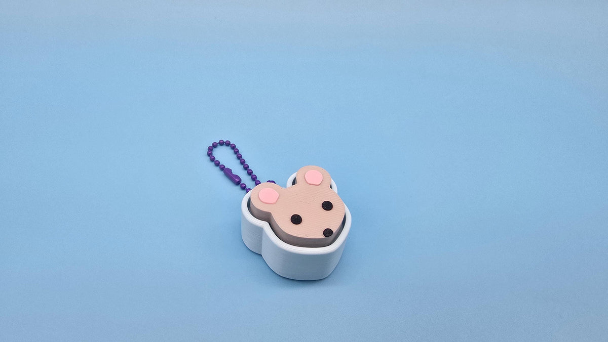 Woodland Clicker Keychain | Satisfying Click | Sensory Fidget Toy | Forest Animal Fidget