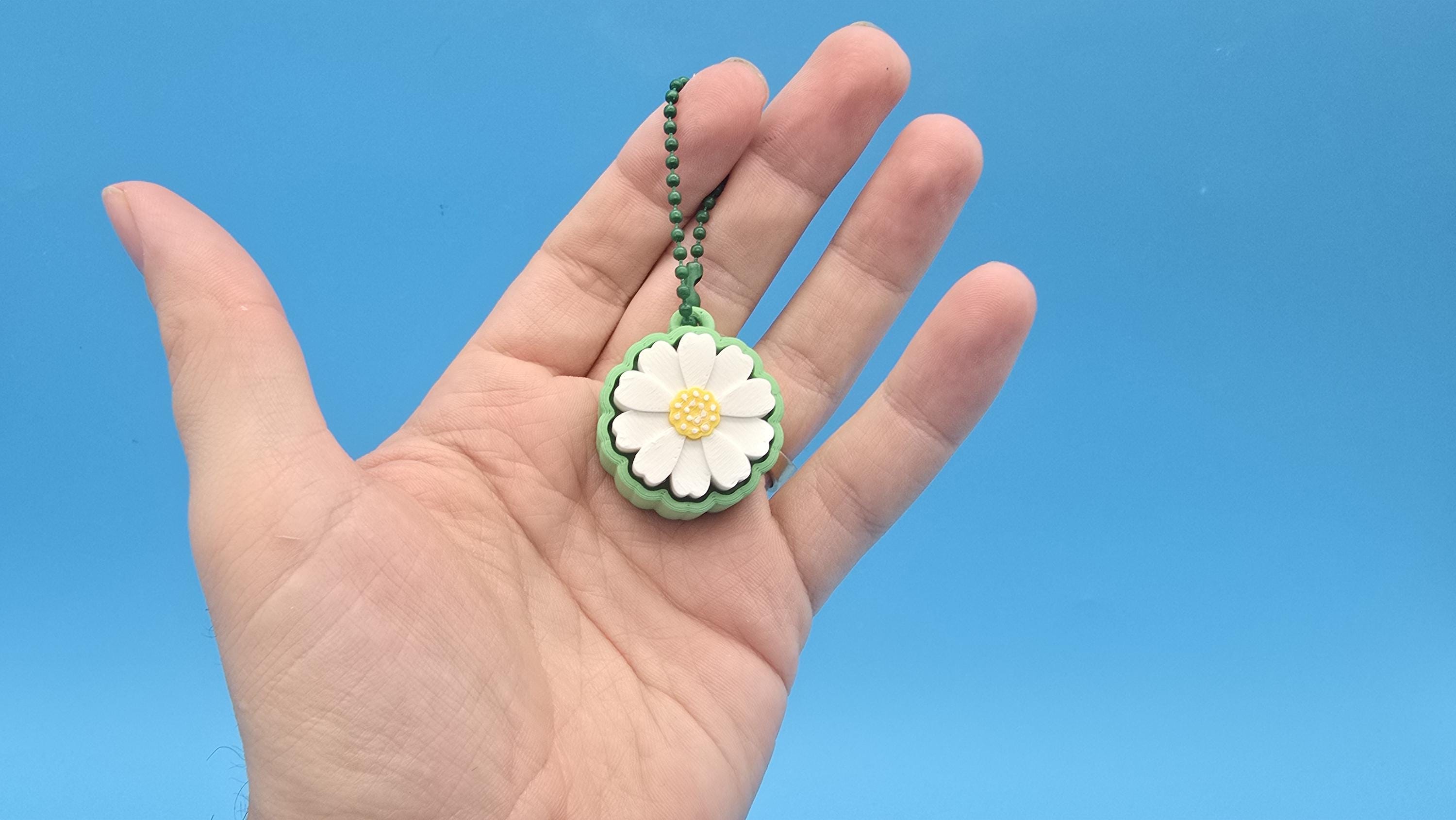 Garden Clicker Keychain | Satisfying Click | Sensory Fidget Toy | Floral Fidget