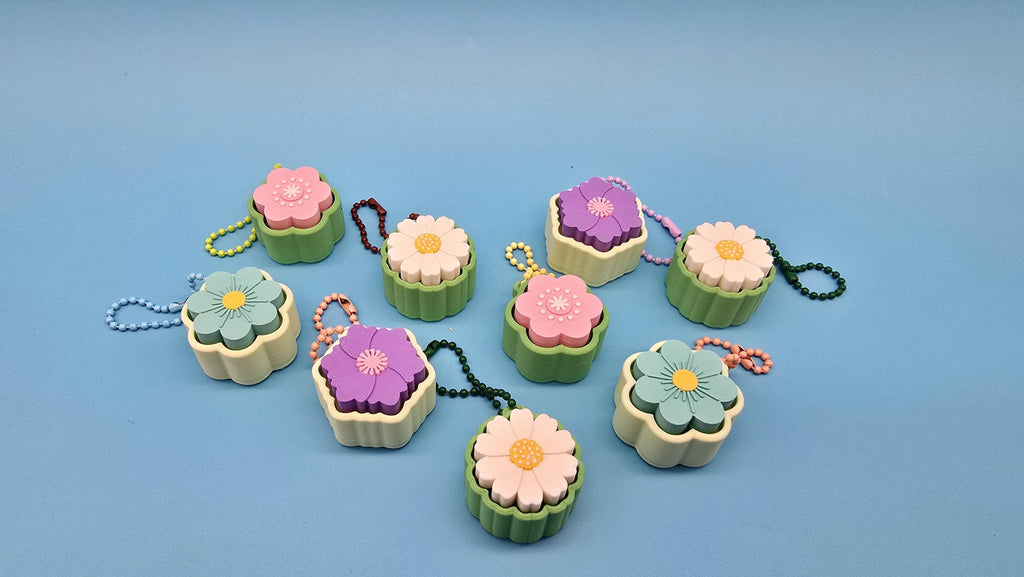 Garden Clicker Keychain | Satisfying Click | Sensory Fidget Toy | Floral Fidget