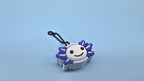 Axolotl Clicker Keychain | Satisfying Click | Sensory Fidget Toy | Pink Blue