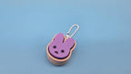 Bunny & Carrot Clicker Keychain | Satisfying Click | Sensory Fidget Toy | Rabbit Fidget