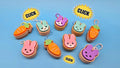 Bunny & Carrot Clicker Keychain | Satisfying Click | Sensory Fidget Toy | Rabbit Fidget